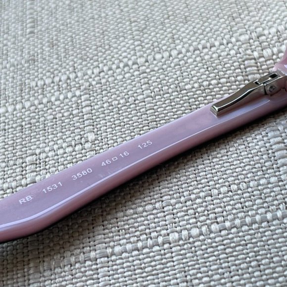 Ray-Ban Youth Eyeglasses Frame RB1531 3580 Glasses 46[]16 125 BlackPink Frame - Picture 8 of 11